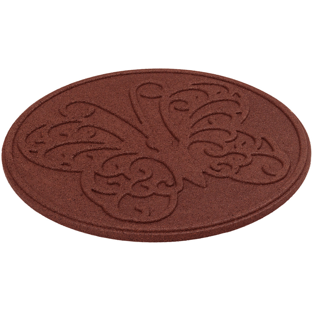 Nicoman Terracotta Butterfly Reversible Garden Stepping Stone 46cm 4 Pack Image 5