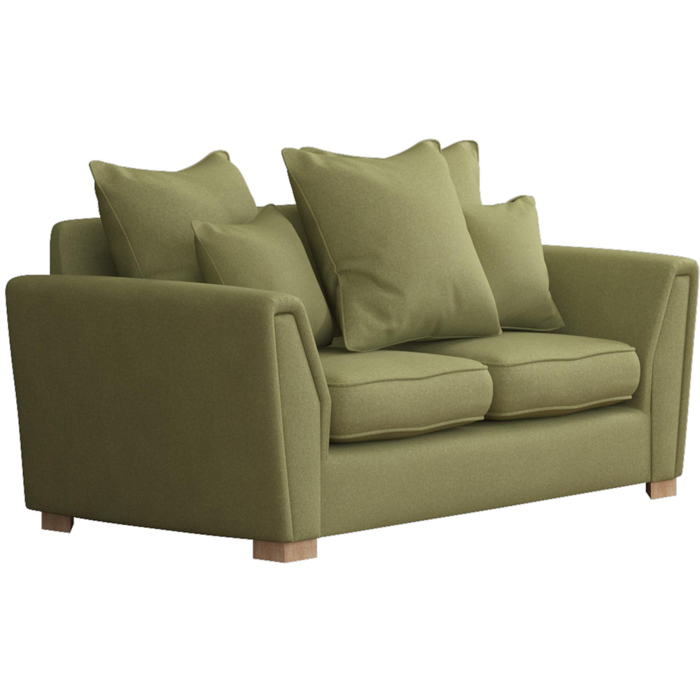 Wendleberry 2 Seater Olive Venice Scatter Back Sofa Image 3