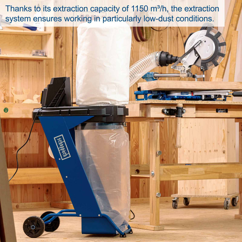 Scheppach DC500 550W 75L Dust Extractor 1150m3/h Image 9