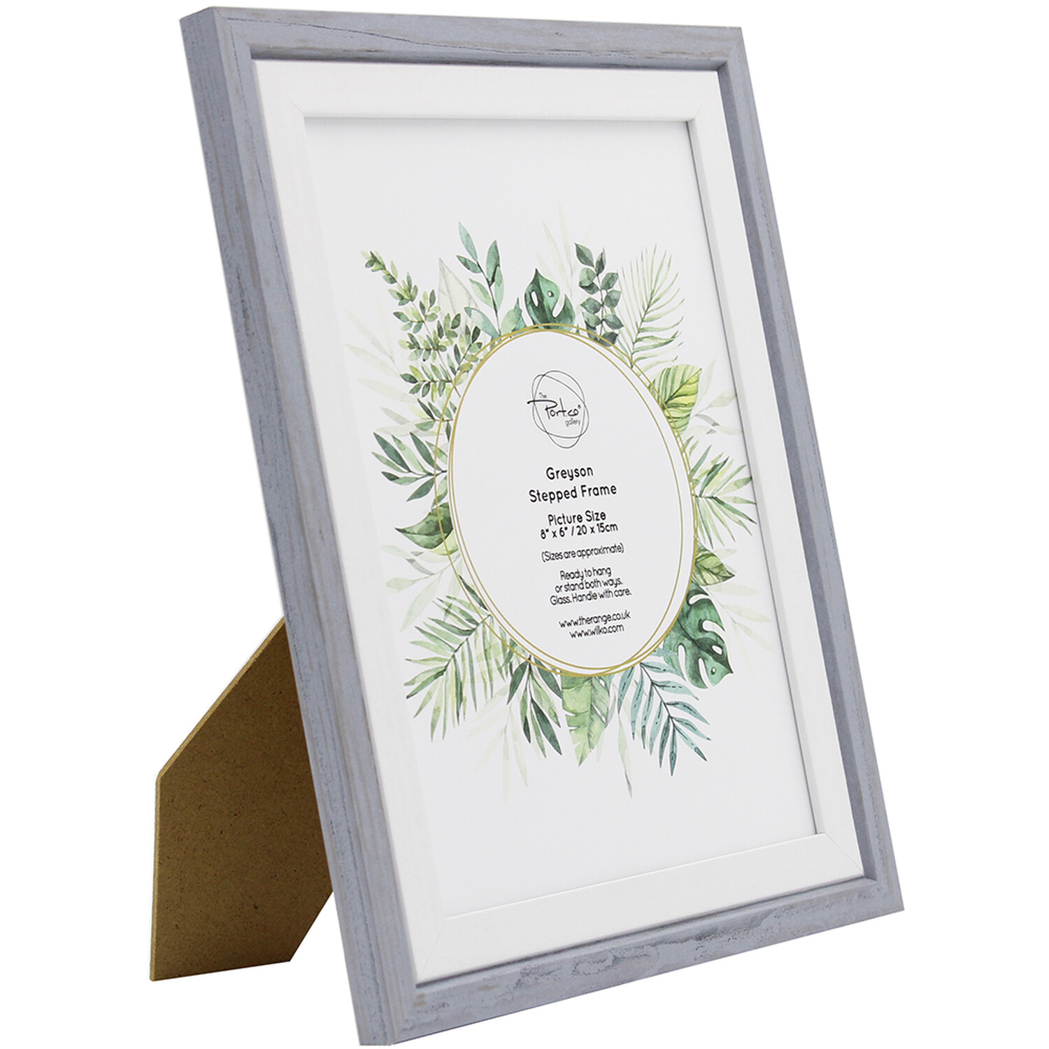 Greyson Stepped Frame Grey 6 x 8 inch Image 2