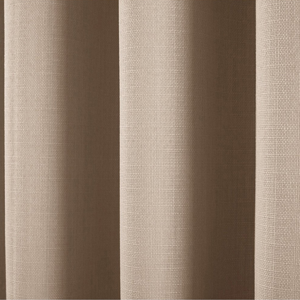 Divante Hoxton Natural Blackout Eyelet Curtain 183 x 168cm Image 4
