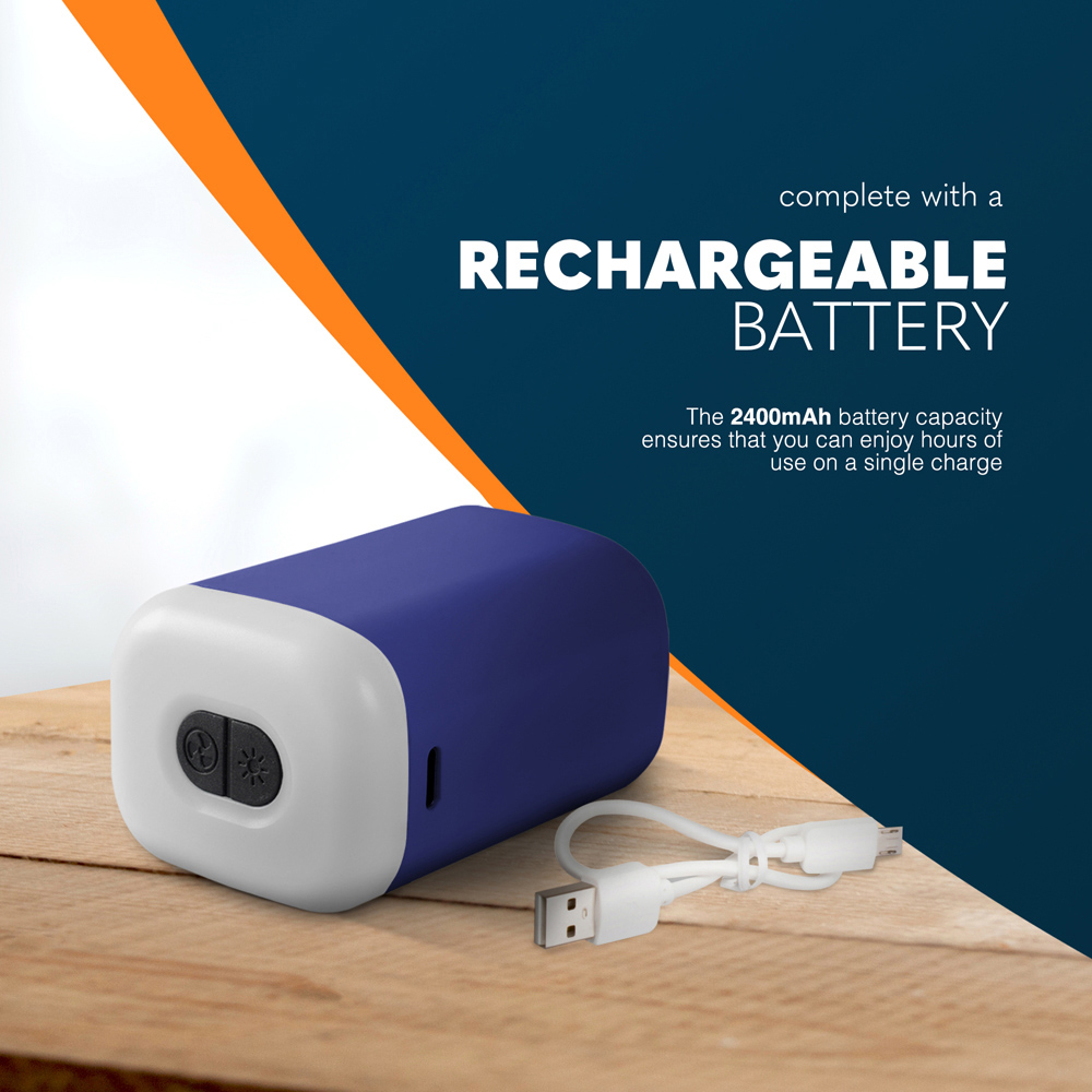 Voyager Navy Portable Inflation and Deflation Air Pump Image 2