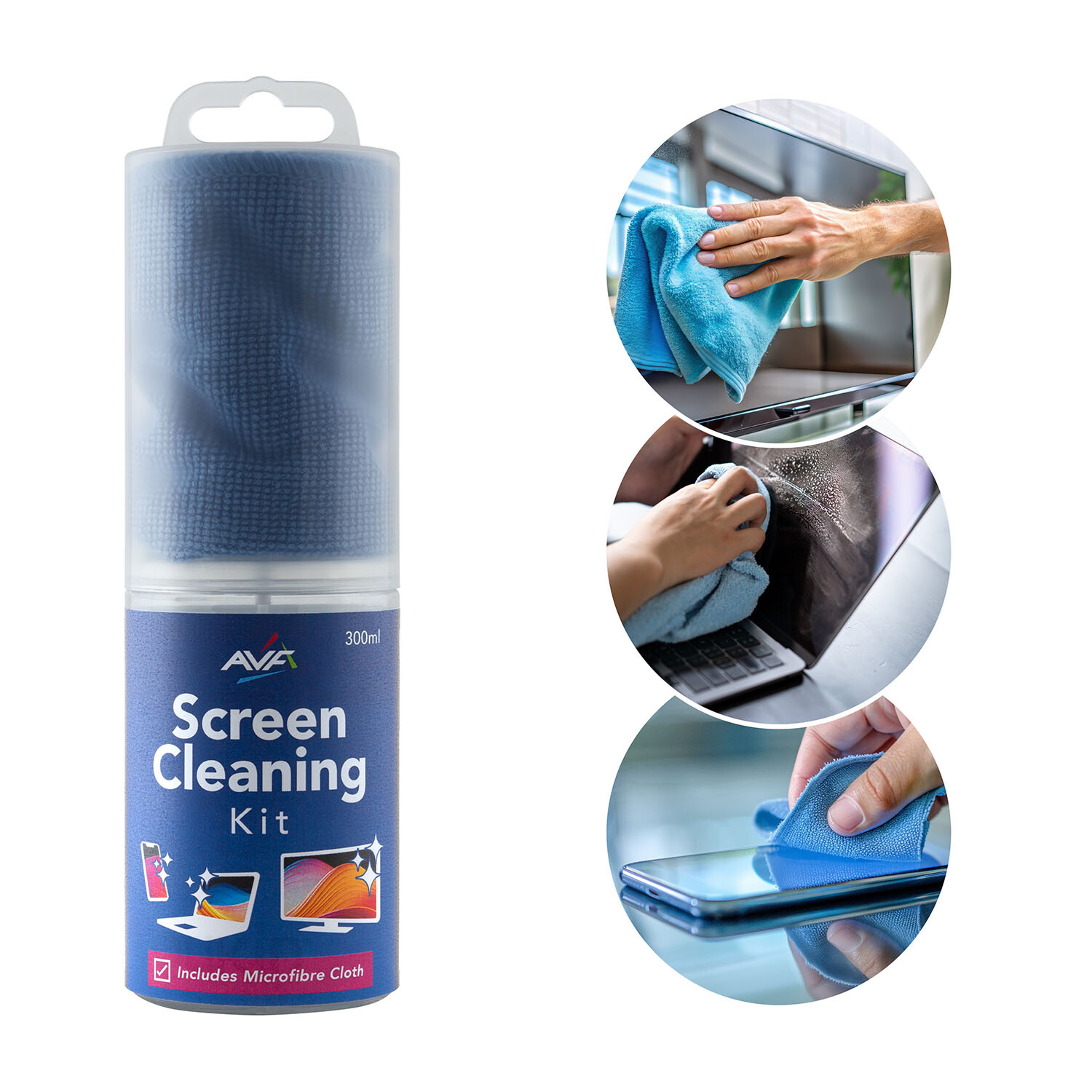 Screen Cleaning Kit - Blue Image 2