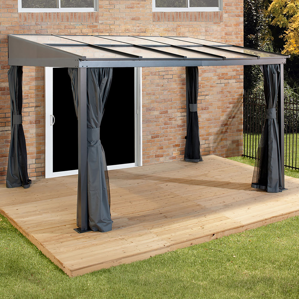 Sojag Pompano 3 x 3m Grey Patio Cover Image 2