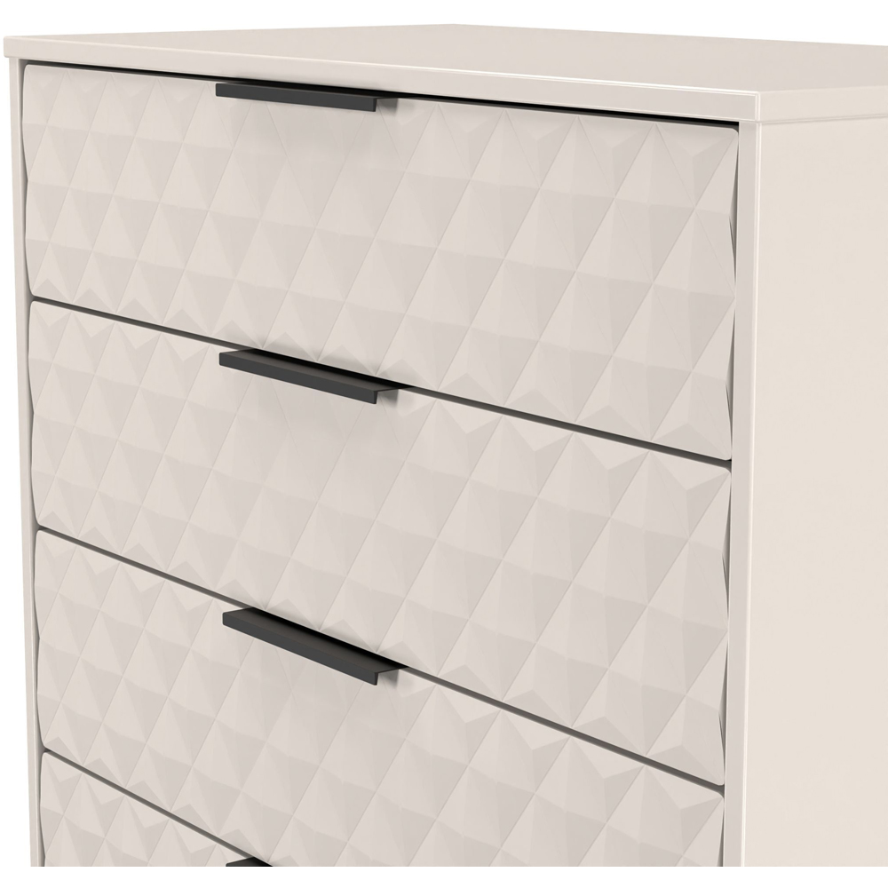 Crowndale Harlequin 4 Drawer Kashmir Matt Chest of Drawers Ready Assembled Image 6