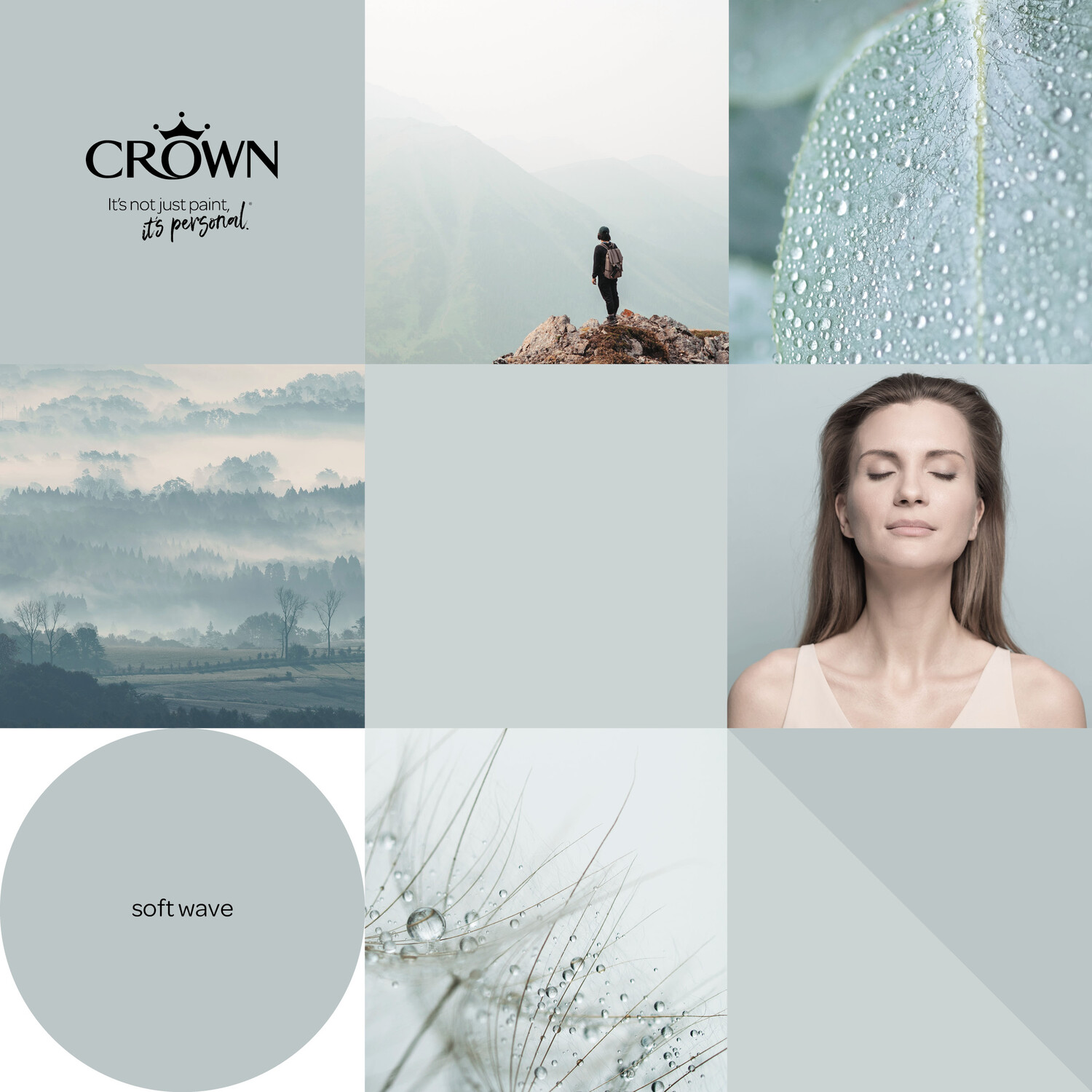 Crown Breatheasy Matt Emulsion Tester Pot - Soft Wave Image 3