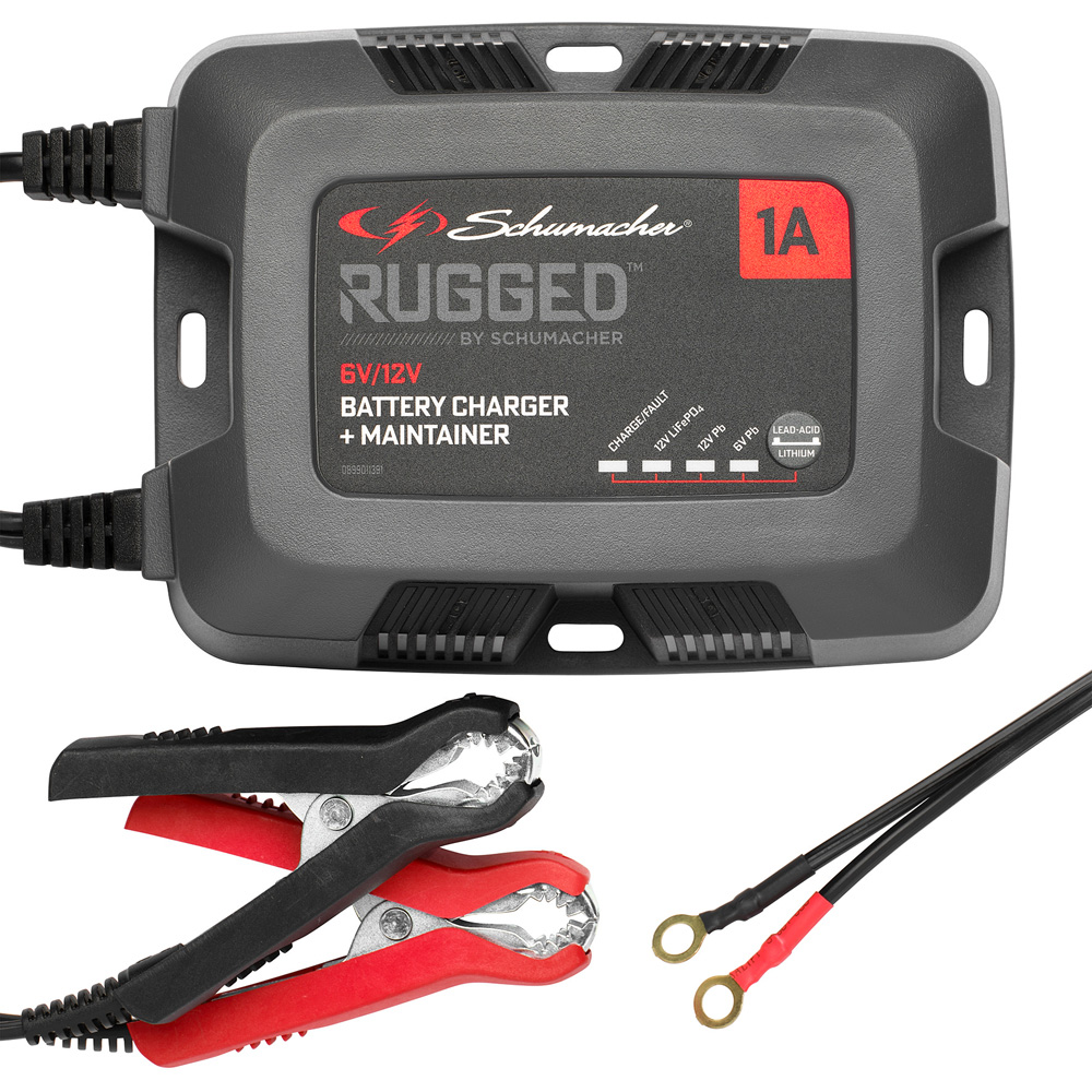 Schumacher SPX457 Rugged 6/12V Battery Charger and Maintainer 1A Image 4