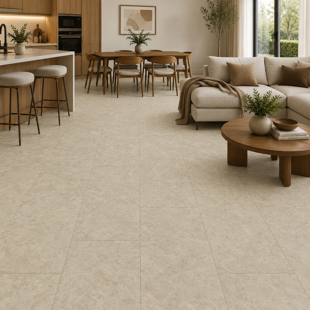 Britwall Sandstone Wood-Embossed SPC Vinyl Flooring 620 x 310mm 10 Pack Image 5