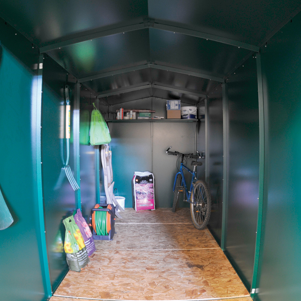 Asgard Centurion 5 x 14ft Double Door Cream High Security Apex Garden Shed Image 4