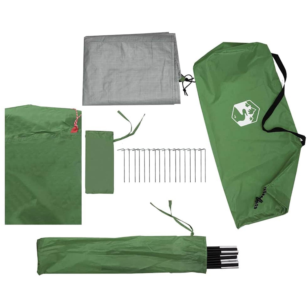 Walplus 10 Person Waterproof Tipi Family Tent Green Image 6