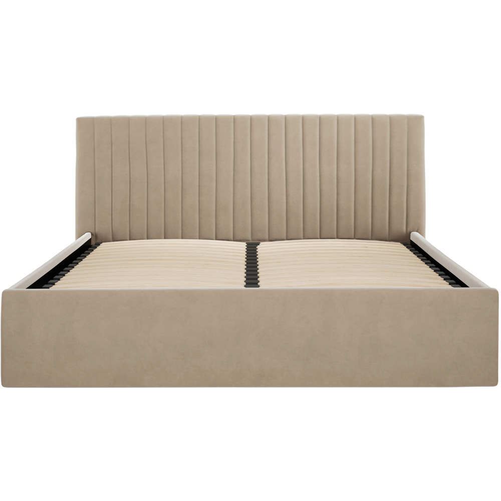 LPD Home Berlin Beige King Size Ottoman Bed Image 4