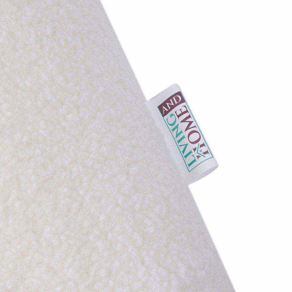 Living and Home White Teddy Fur Upholstered Swivel Armchair Image 7