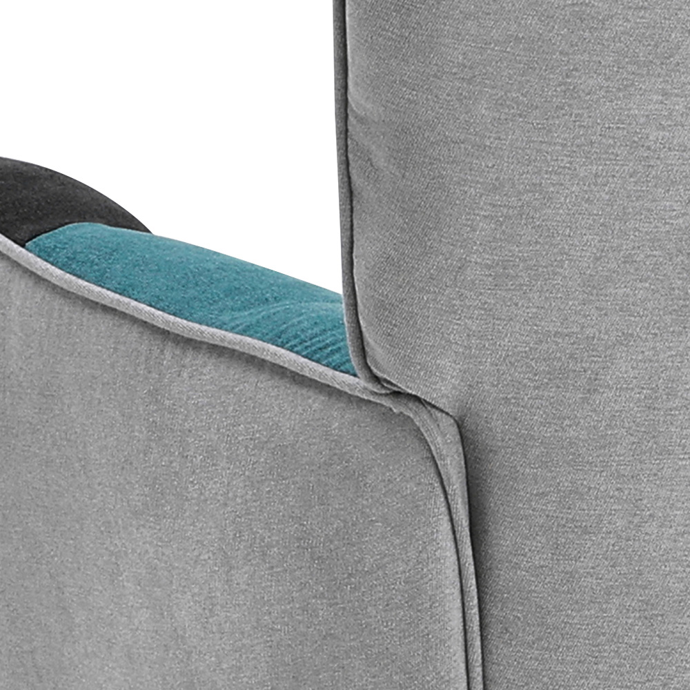 Living and Home Tufted Upholstered Rocking Chair Image 5