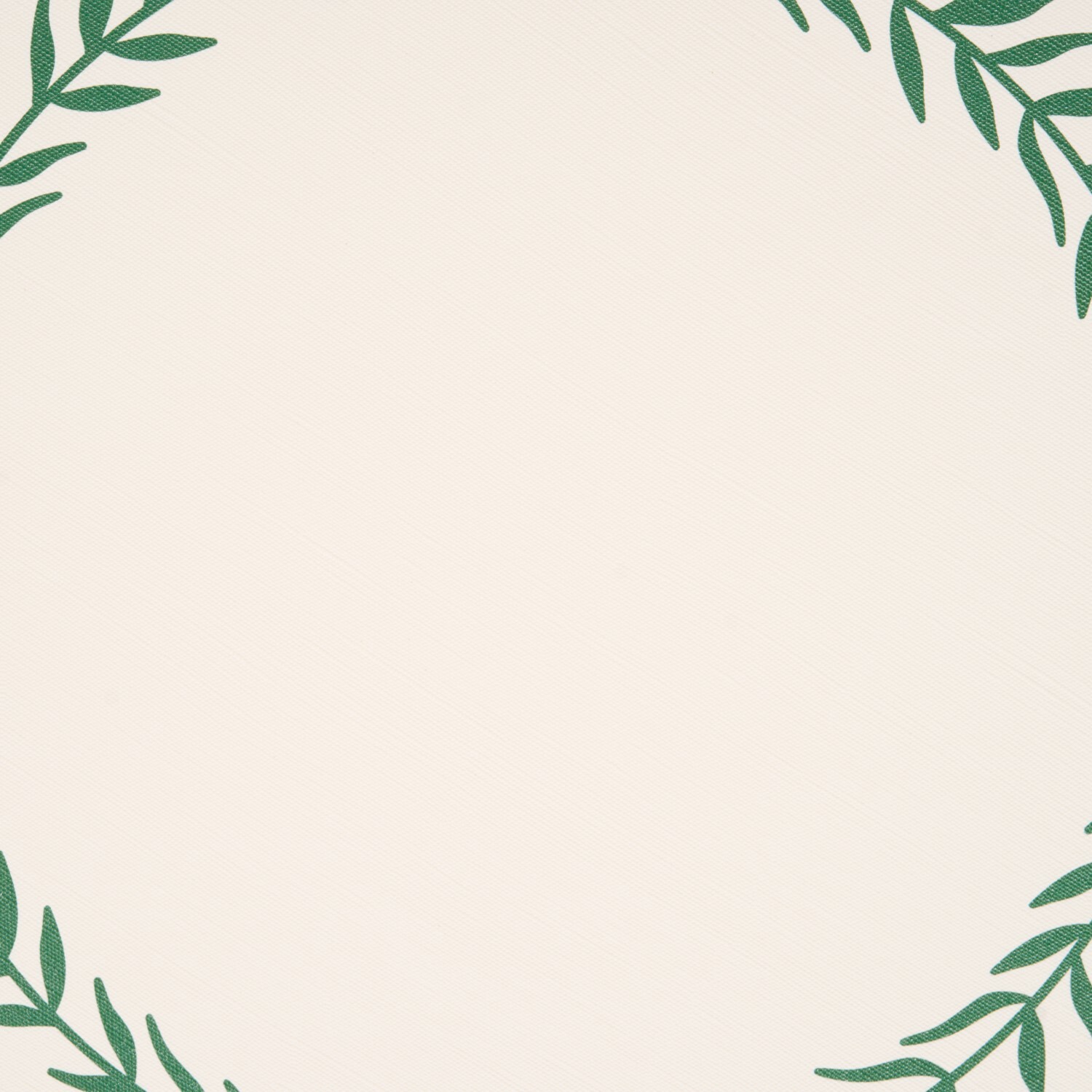 Pack of 4 Olive Leaf Placemats Neutral Image 4