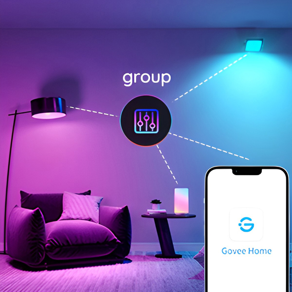 Govee RGBICWW LED Smart Floodlight 4 Pack Image 9