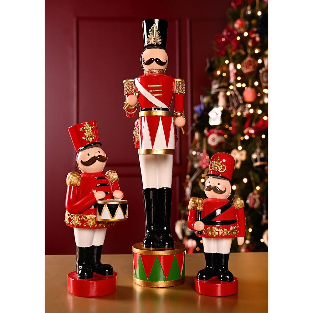 The Seasonal Gift Co Regal Tidings Christmas Royal Soldier Decoration 42cm Image 2