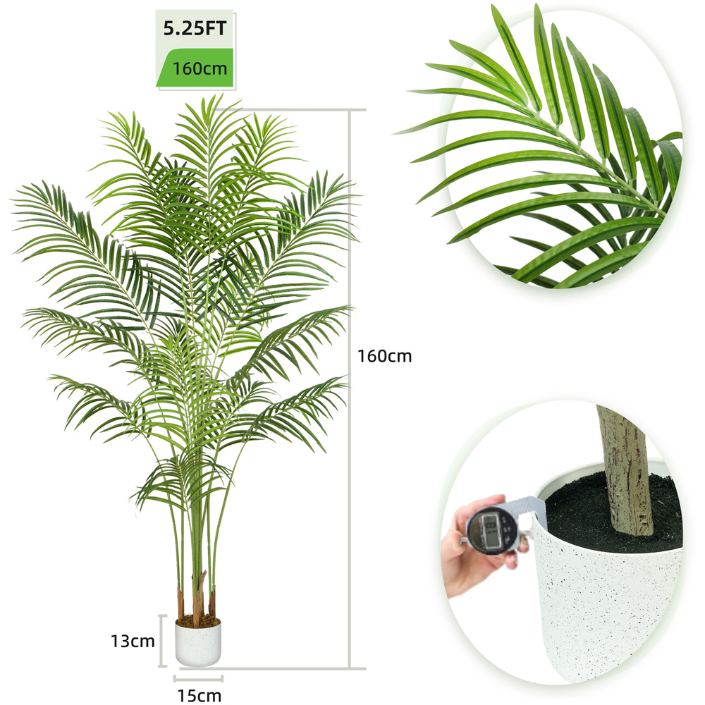 Palm Tree Indoor Artificial Plant 160cm Image 7