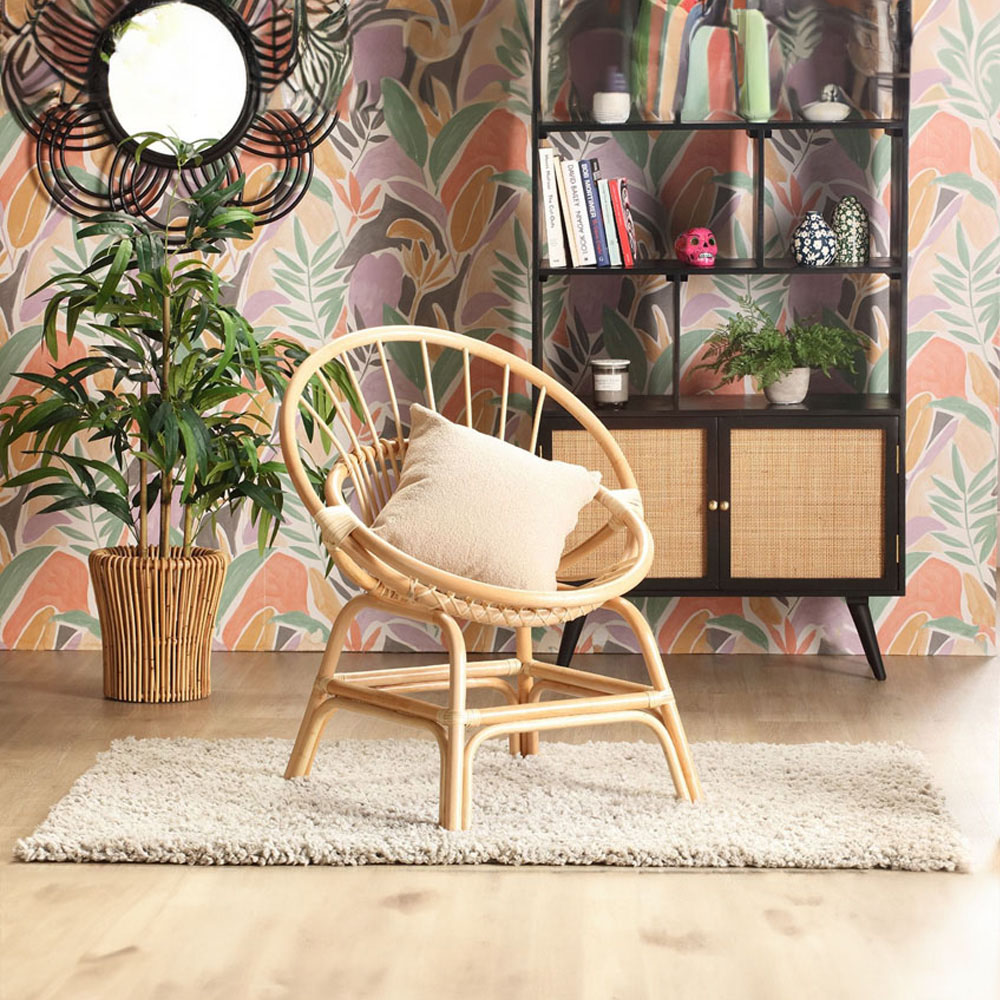Desser Moon Natural Rattan Circular Chair Image 4