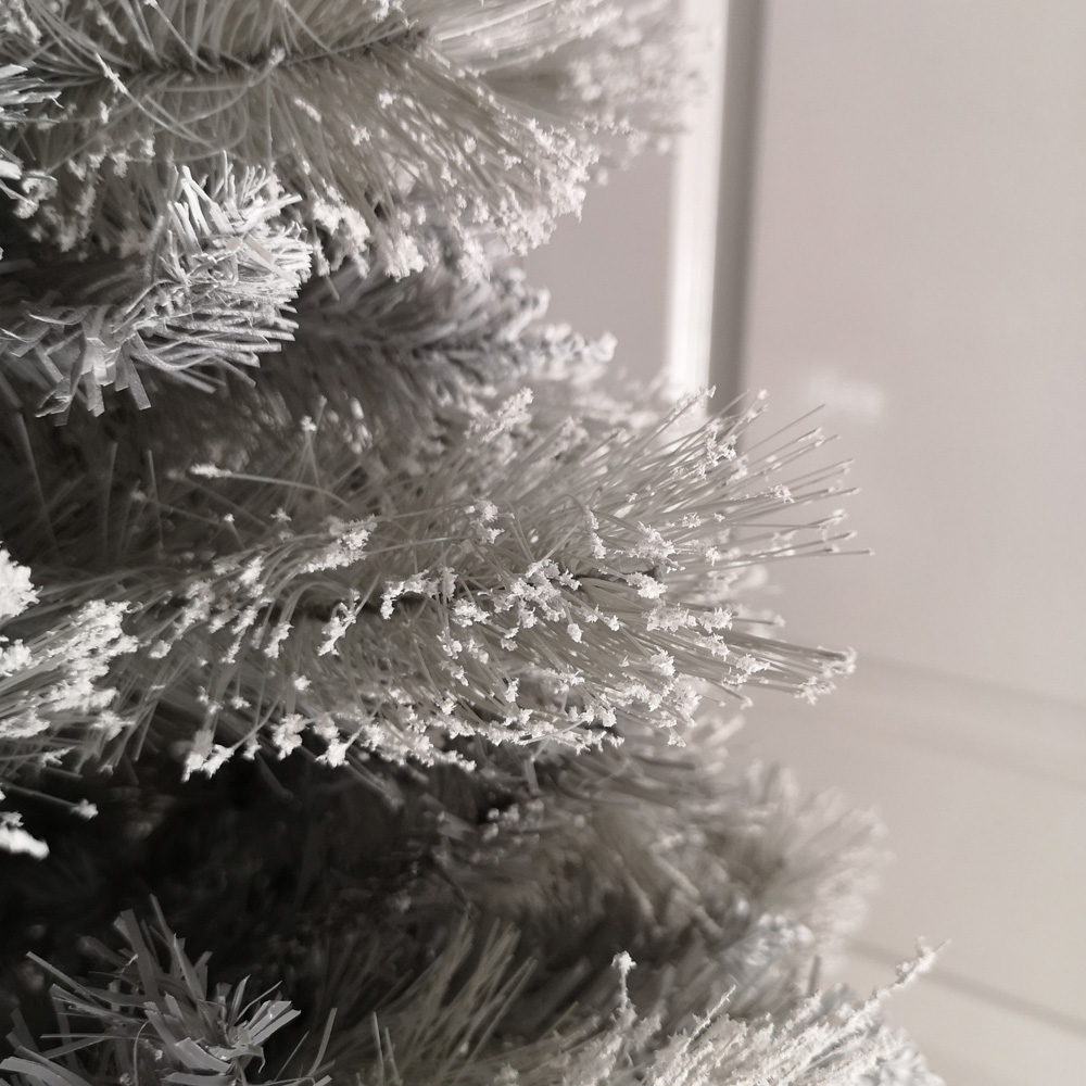 Premier Grey Snow Fir Artificial Christmas Tree 7ft Image 5