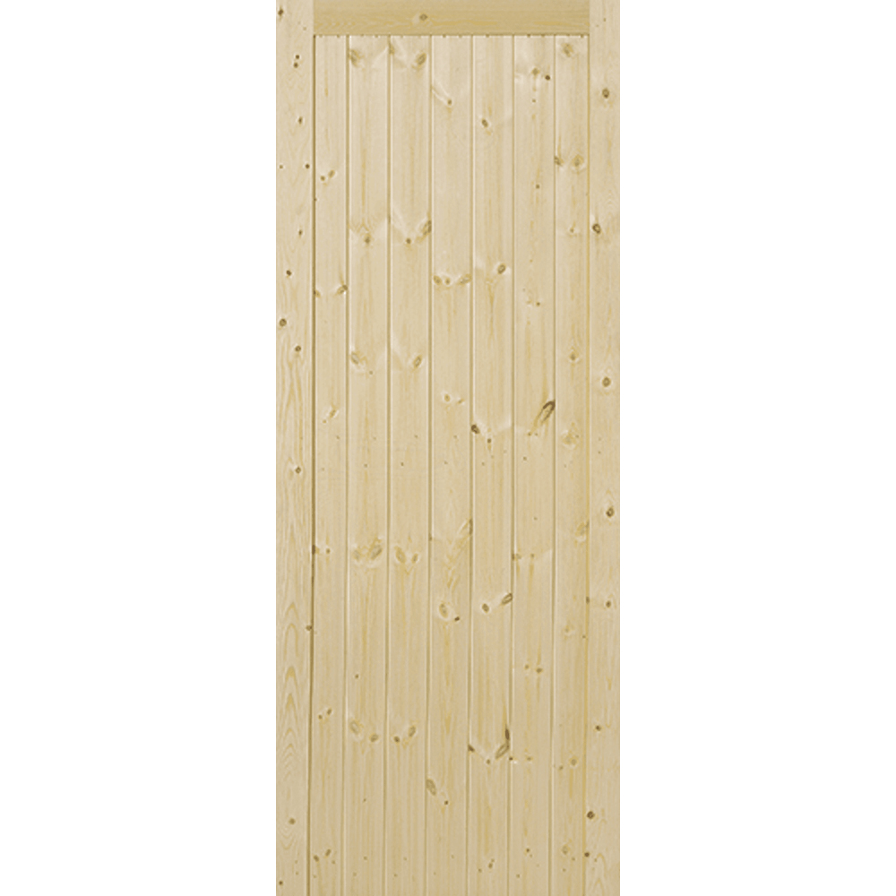 Knotty Pine Framed Ledged and Braced External Gate 1981 x 610mm Image 4