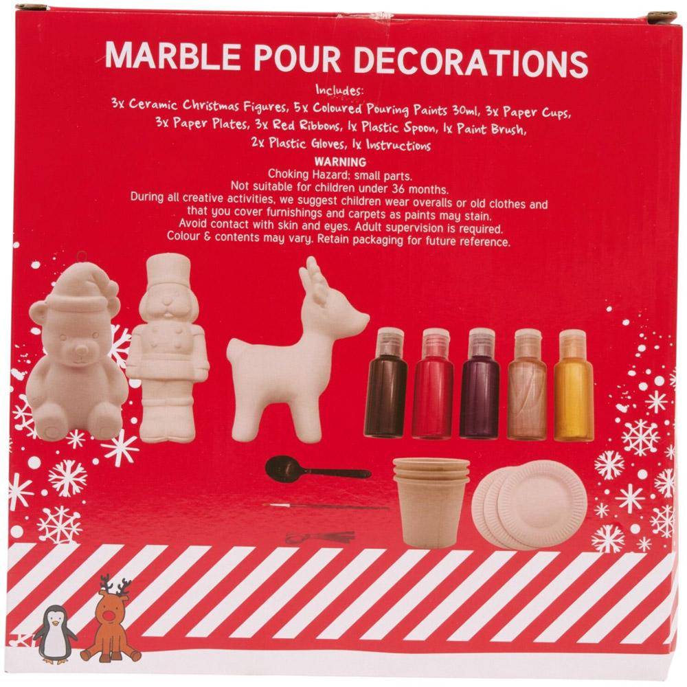 Christmas Marble Pour Decorations Kit Image 3
