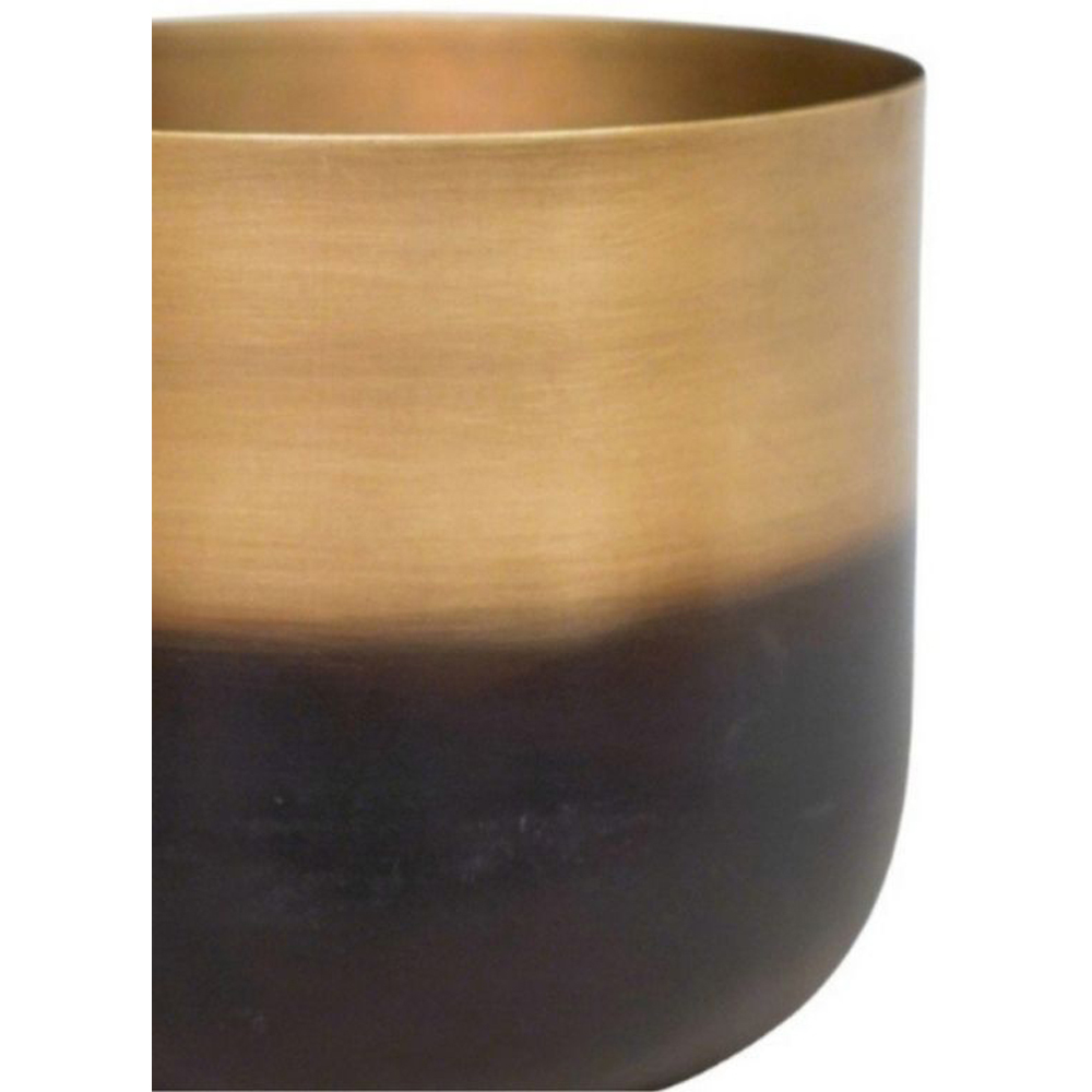 Ivyline Oscar Dual Tone Gold Metal Planter 2 Pack Image 2