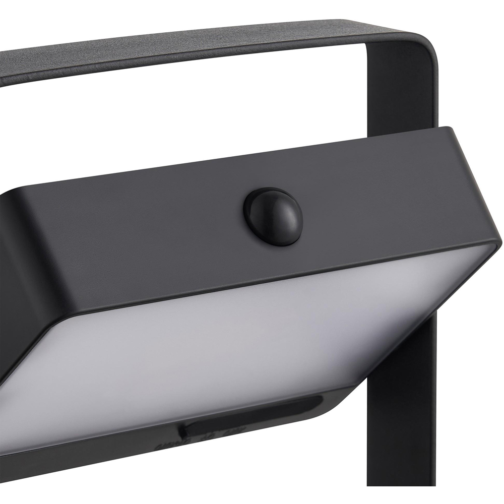 Nordlux Saulio Black Solar Tiltable Head Garden Light with Motion Sensor Image 6