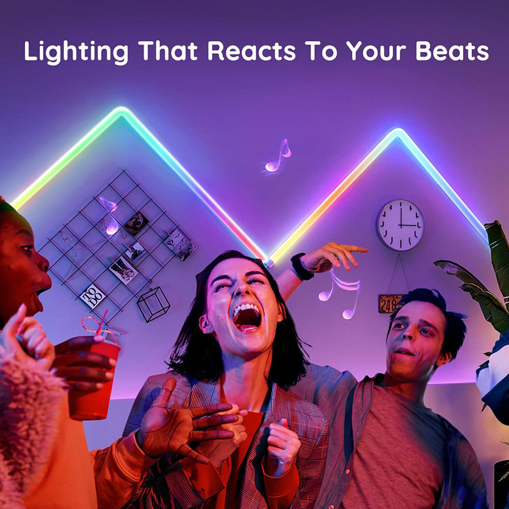 Govee Glide RGBIC LED Smart Wall Light 7 Pack Image 6