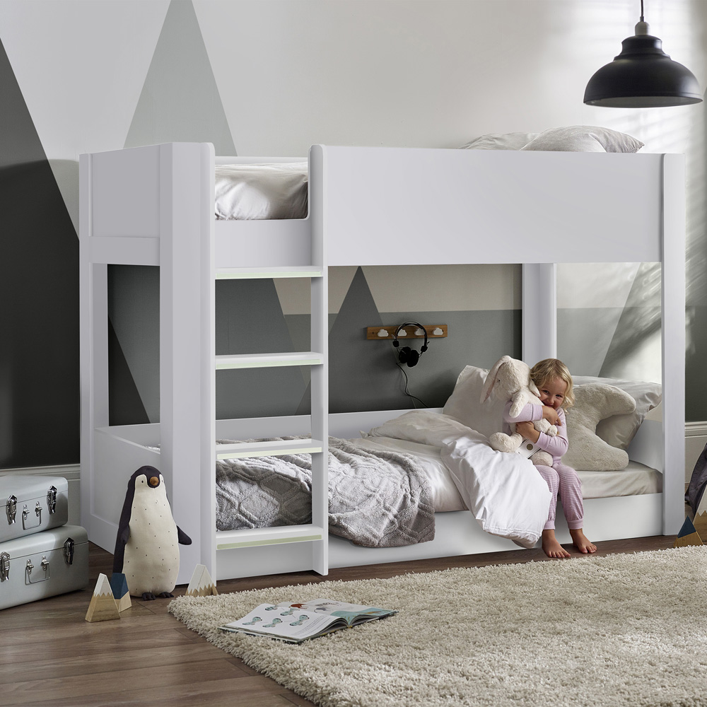 Julian Bowen Solomon White Bunk Bed Image 6