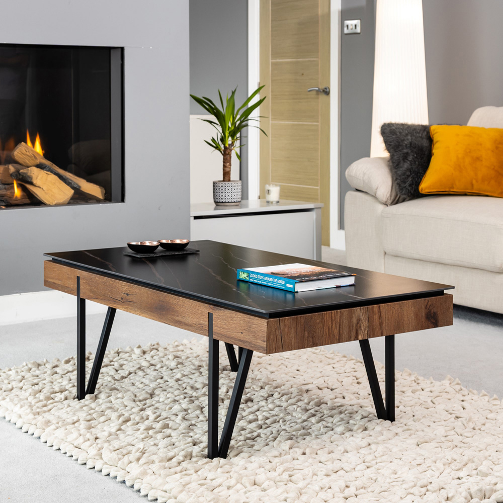 Artemis Home Satori Black Stone Coffee Table Image 3