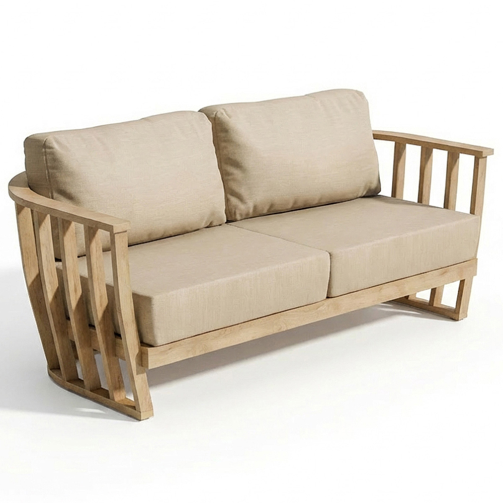 Royalcraft Lucca 5 Seater Acacia Wood Outdoor Lounging Set Image 3