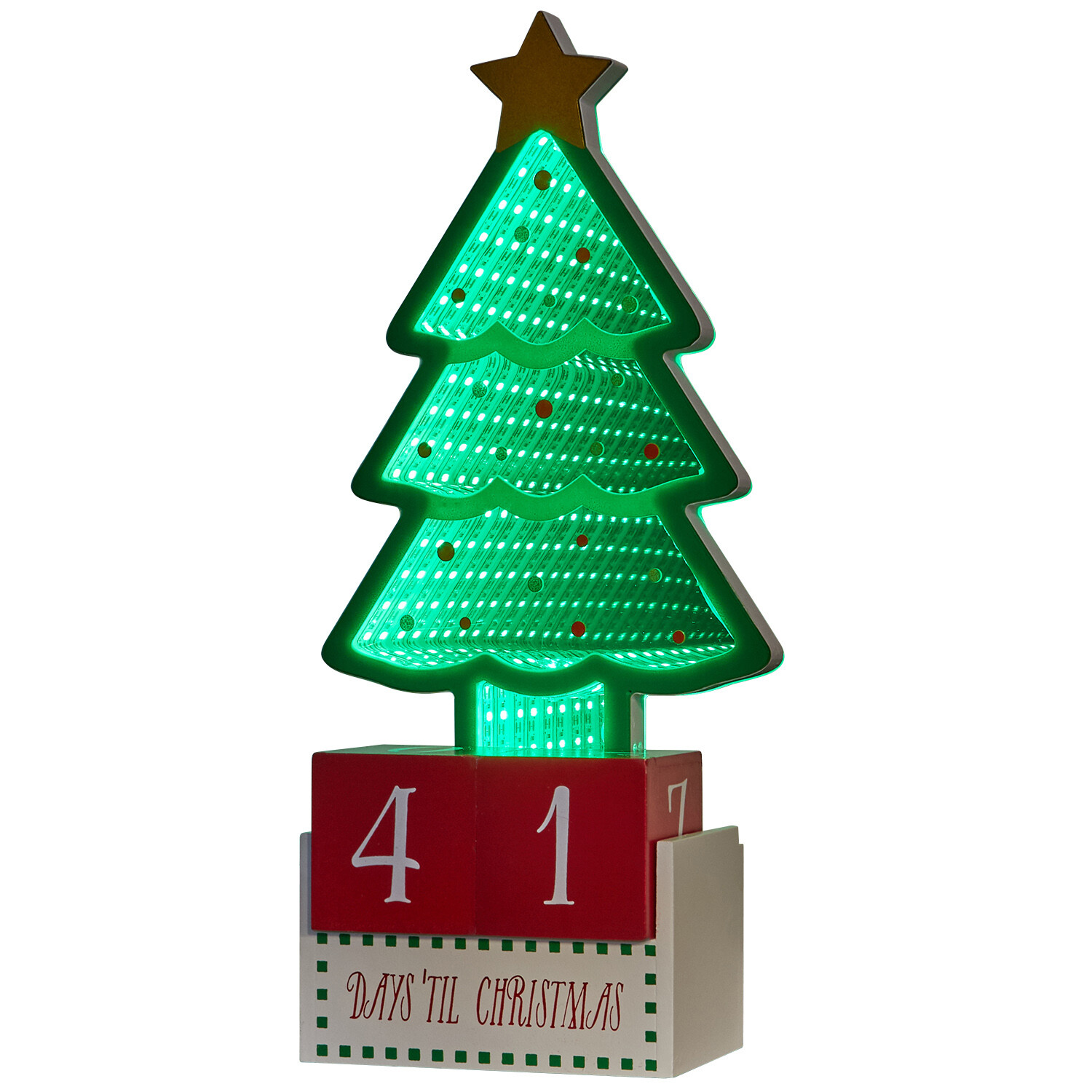 Infinity LED Christmas Countdown Green Image 3