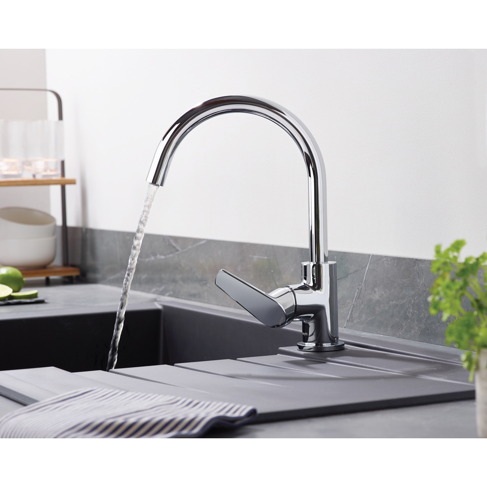 Bristan Raspberry Chrome Easyfit Kitchen Mono Sink Mixer Tap Image 5