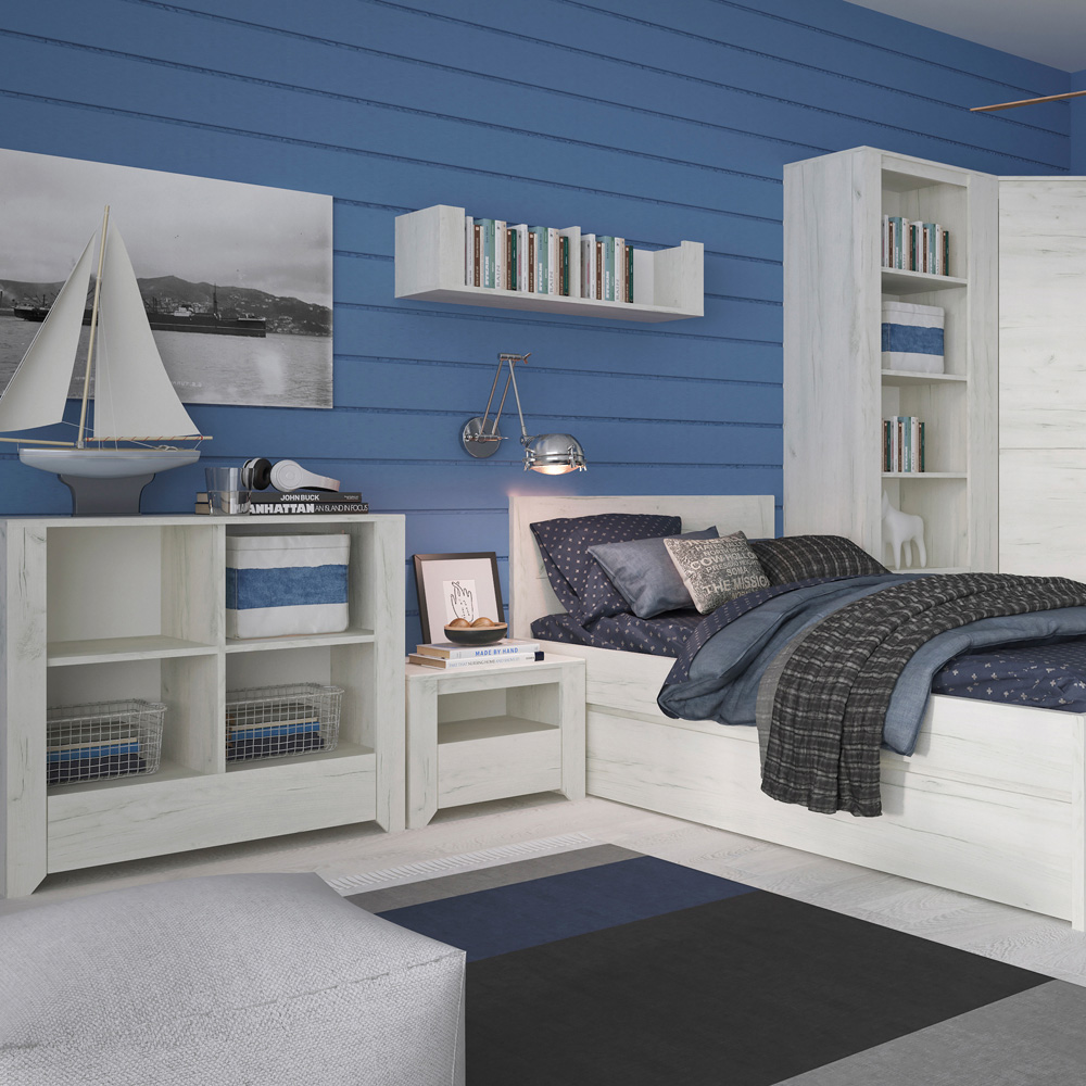 Florence Angel White 3 Piece Bedroom Furniture Set Image 8