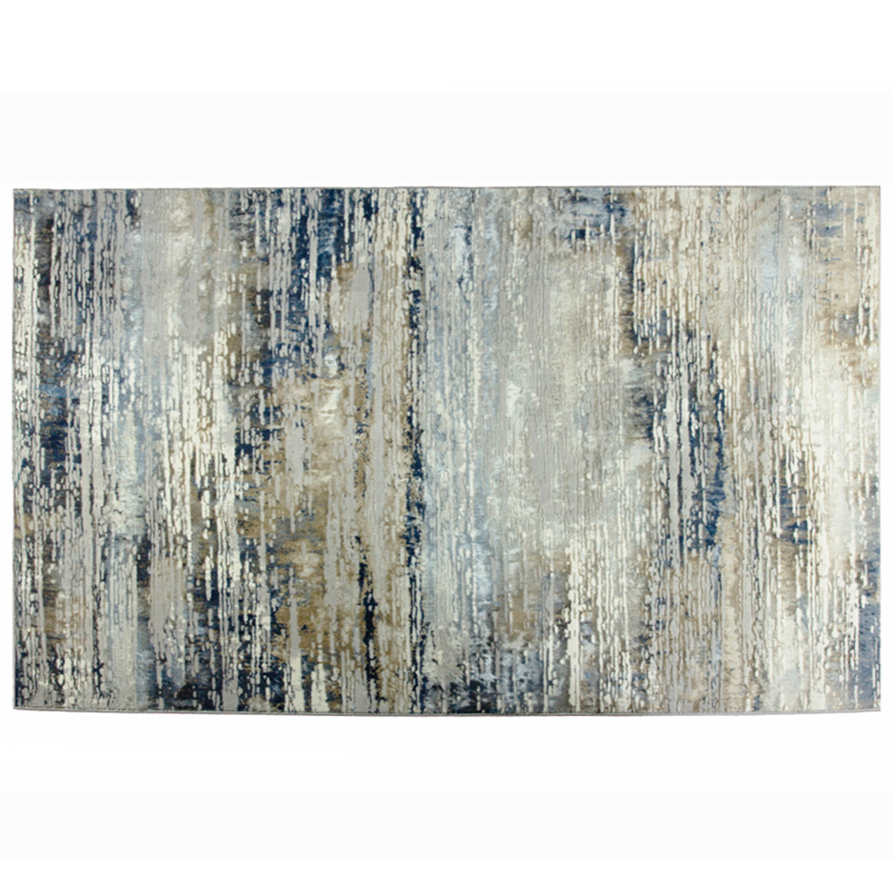 Esselle Home Solar Neptune Natural and Blue Rug 200 x 290cm Image 3