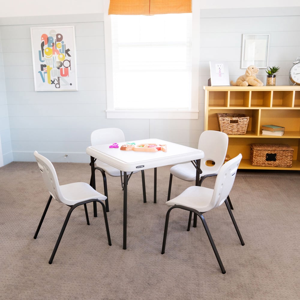 Lifetime Products Set of 4 Kids Stack Essential Chair Image 6