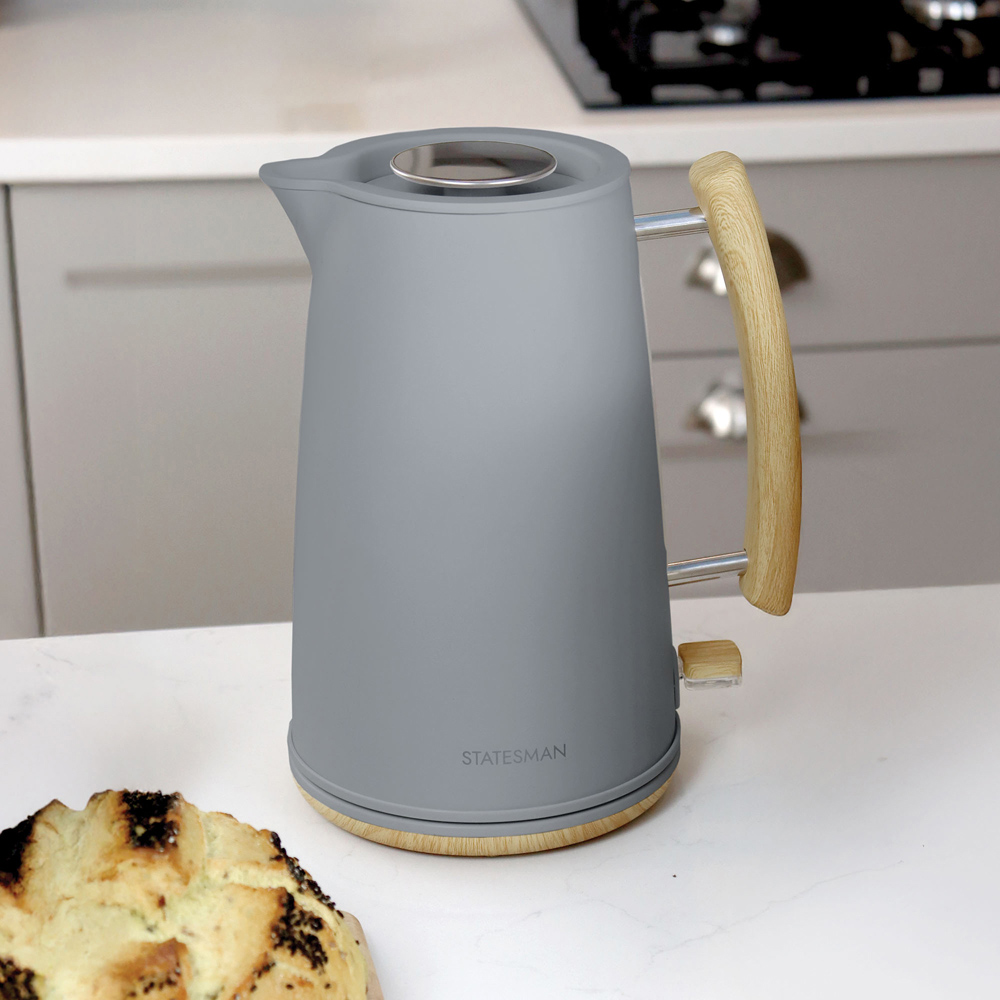 Statesman SKK00153GY Grey Scandi Design 1.7L Jug Kettle 3000W Image 6