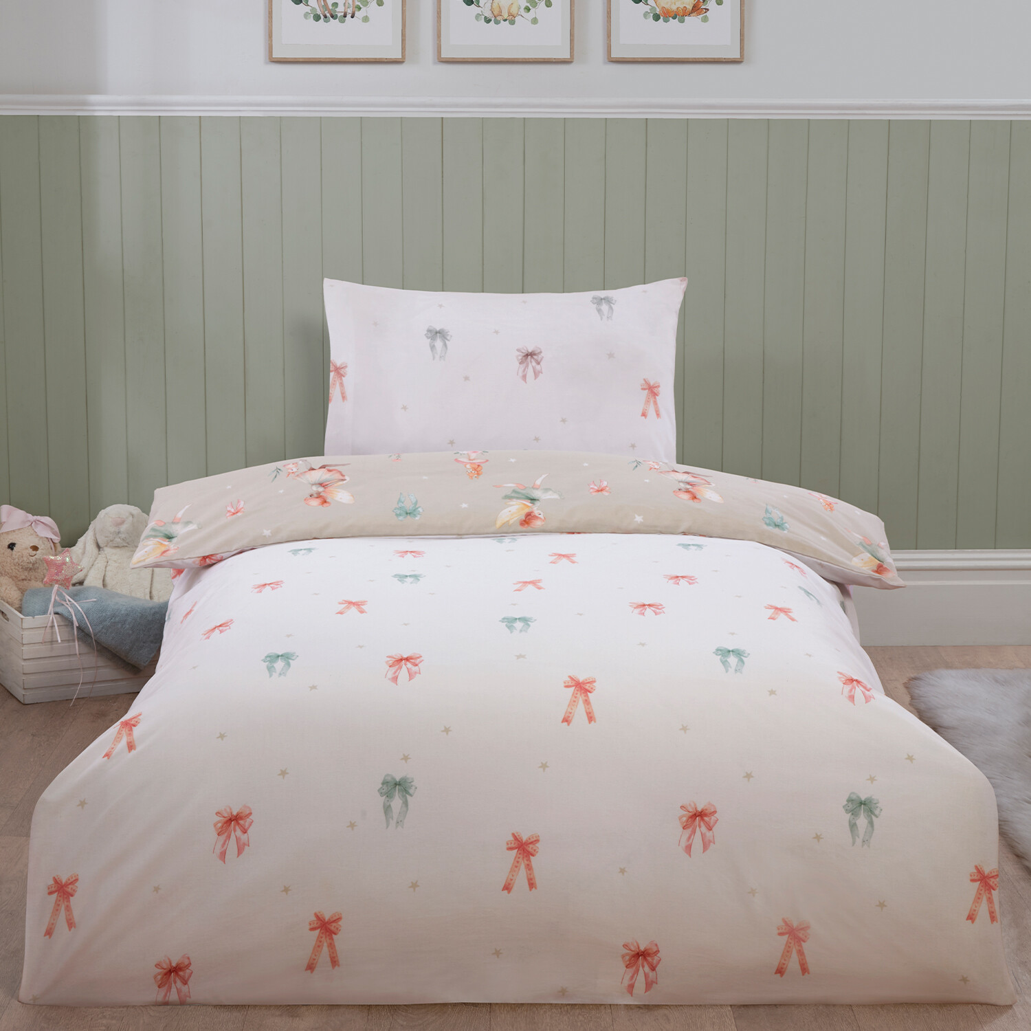 Woodland Ballerina Natural Duvet Set   - Natural Image 1