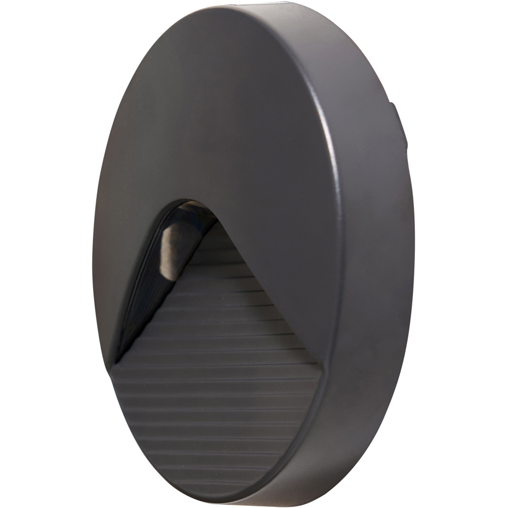 Coast Brix Anthracite Round LED Guide Wall Light Image 3