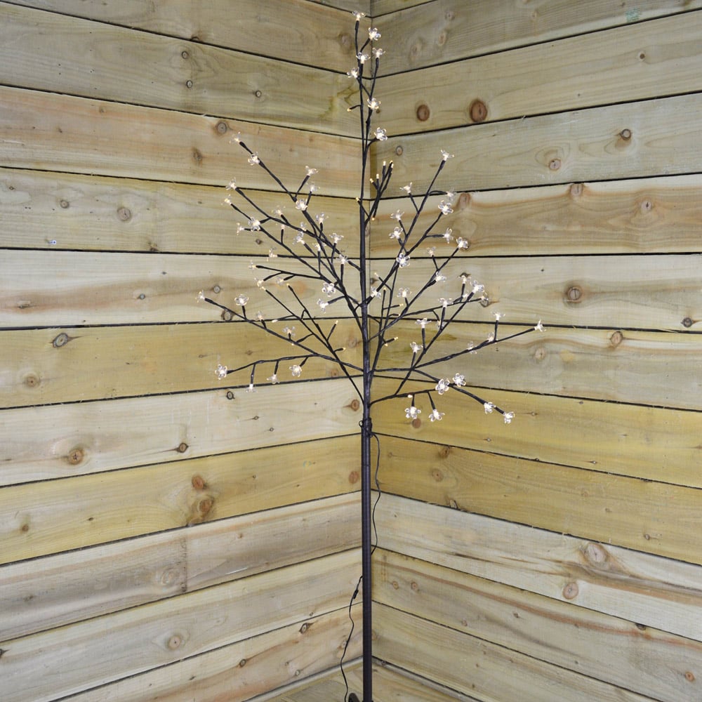 Premier 96 Cool White LED Cherry Blossom Tree 4.9ft Image 8
