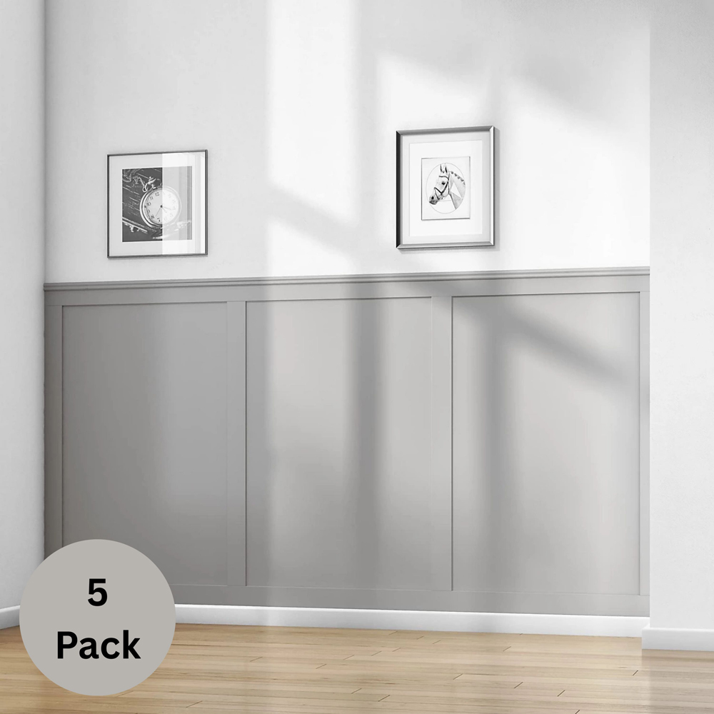 Cheshire Mouldings 7 Strip MDF Modern Wall Panel Kit 2000 x 63mm 5 Pack Image 3