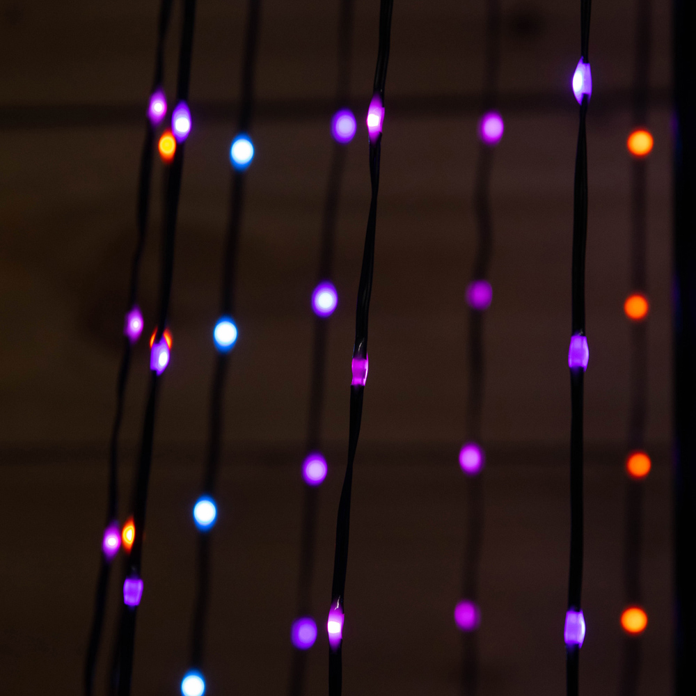 Samuel Alexander 1374 Rainbow LED Multi-Function Light Up Pyramid Christmas Cone Tree 400cm Image 3