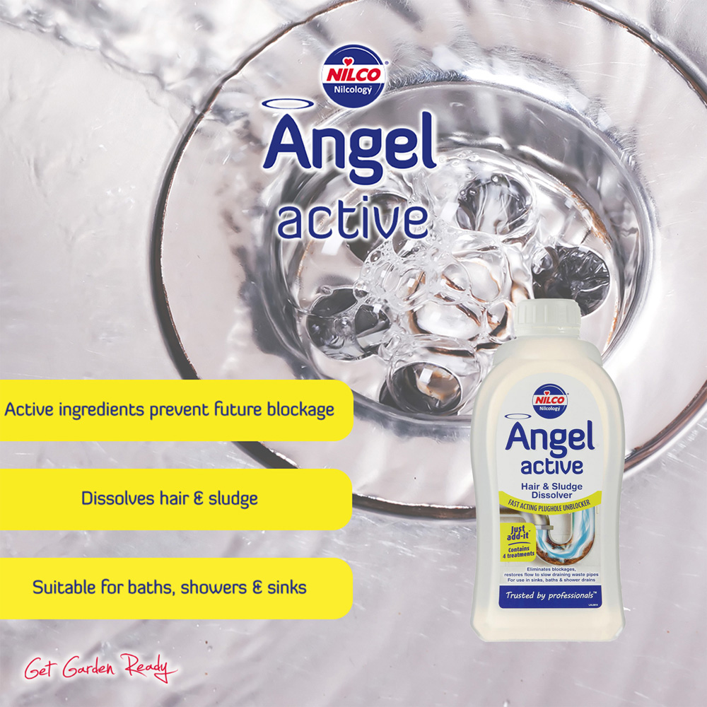 Nilco Angel Active Hair and Sludge Dissolver 1L Image 5