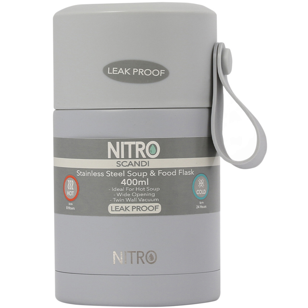 Nitro Scandi 400ml Stainless Steel Soup and Food Flask Image 4