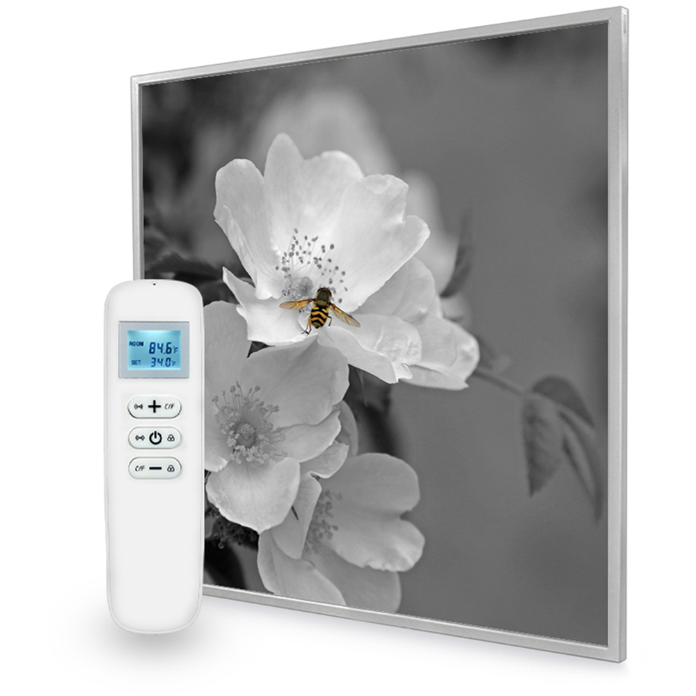 Mirrorstone Nexus Pollination Image Wi-Fi Infrared Heating Panel 350W 595 x 595mm Image 2