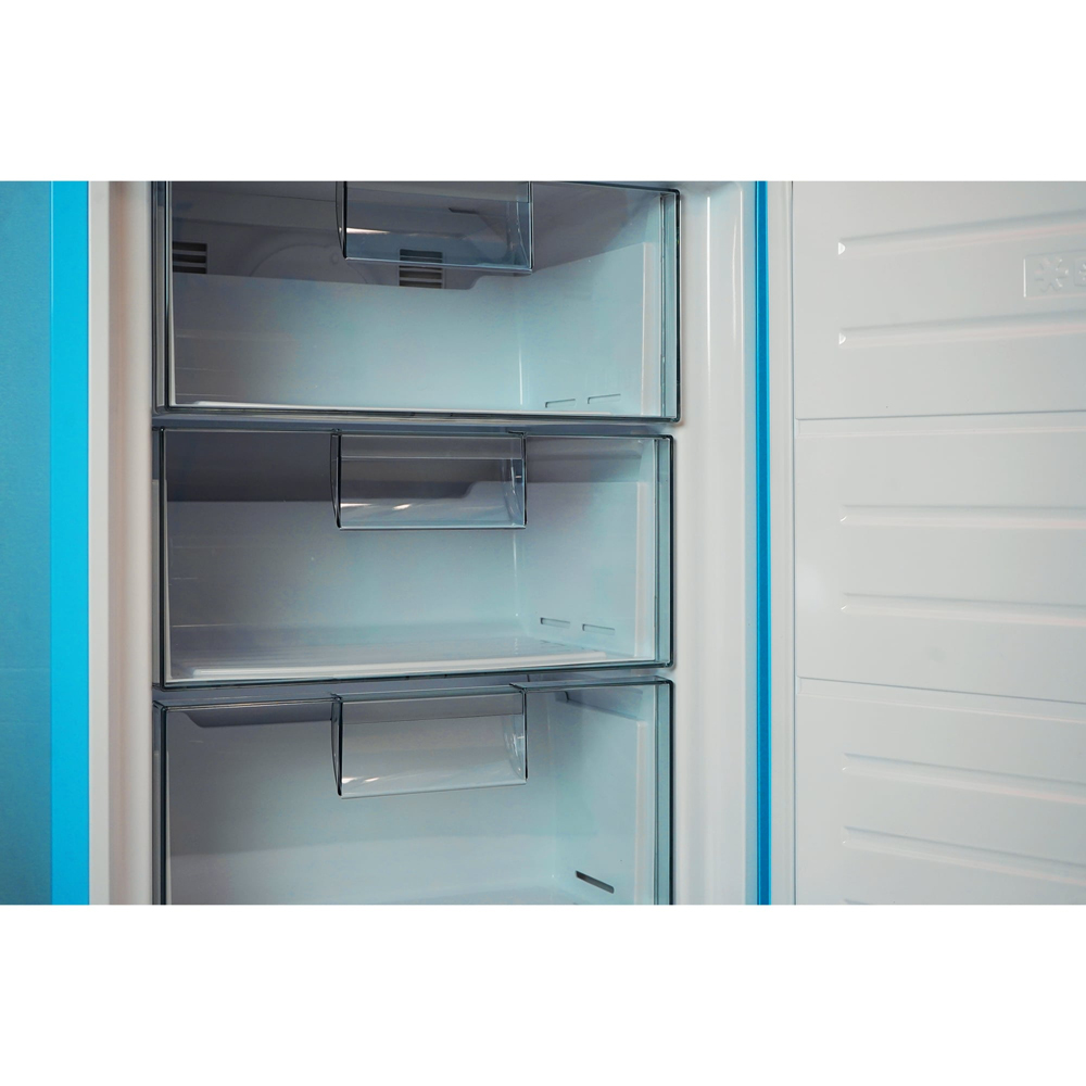 Montpellier MAB190PB Pale Blue Retro Wide No Frost 295L Fridge Freezer Image 8