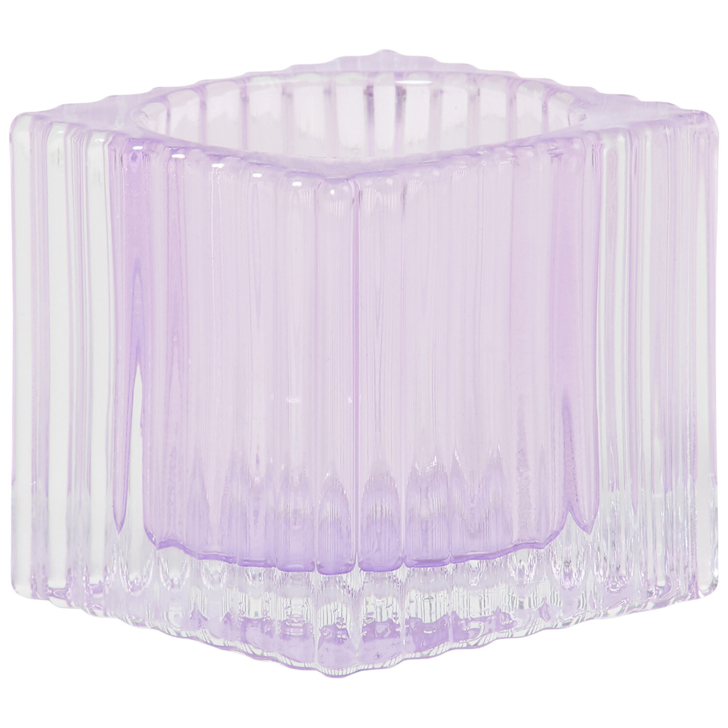 Ribbed Tealight Holder Image 3