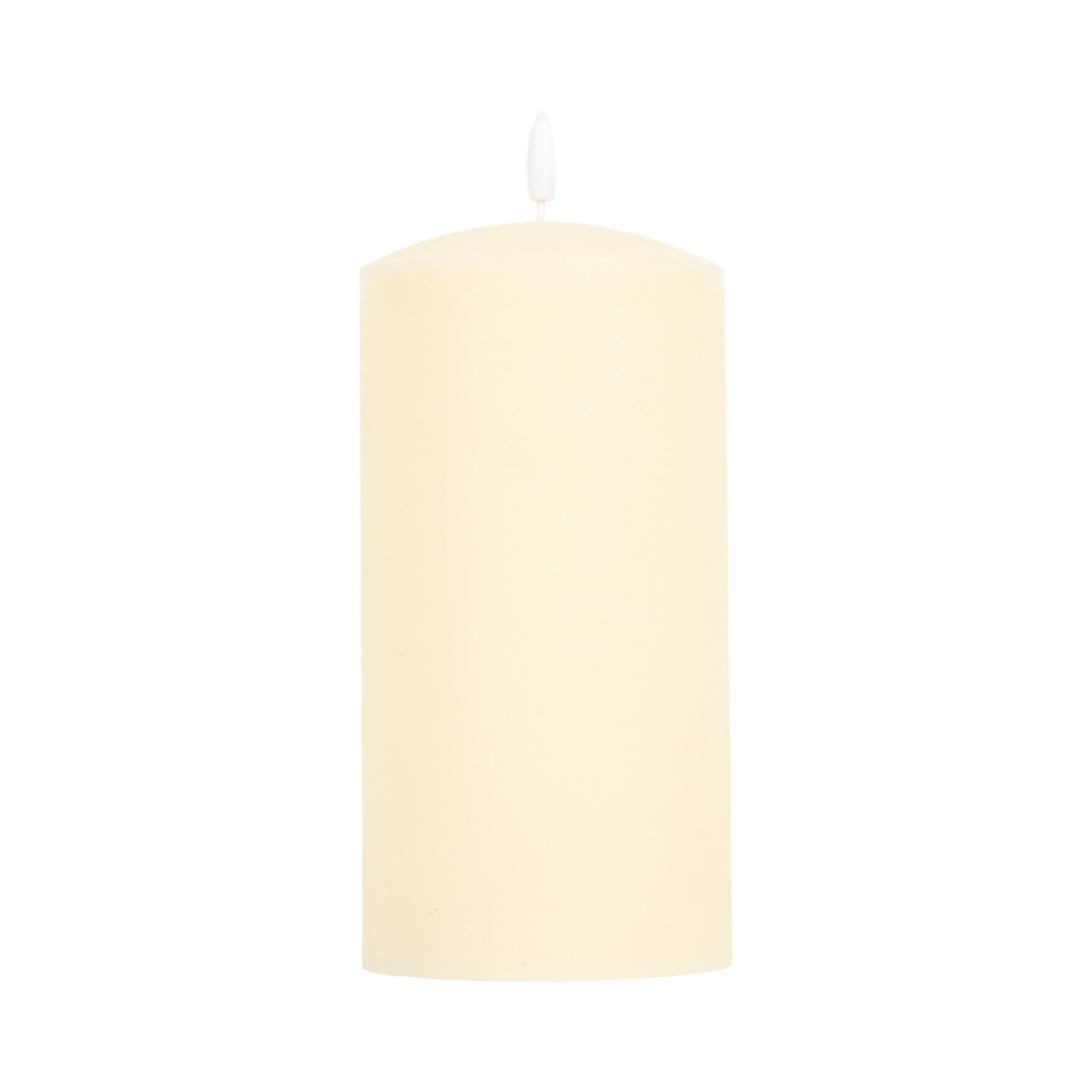 Natural Domed LED Candle - Natural / 20cm Image 3