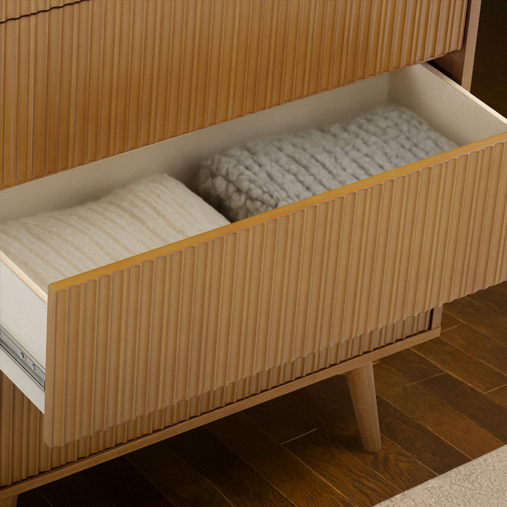 Teamson Home Tremolo 4 Drawer Natural Dresser Image 5