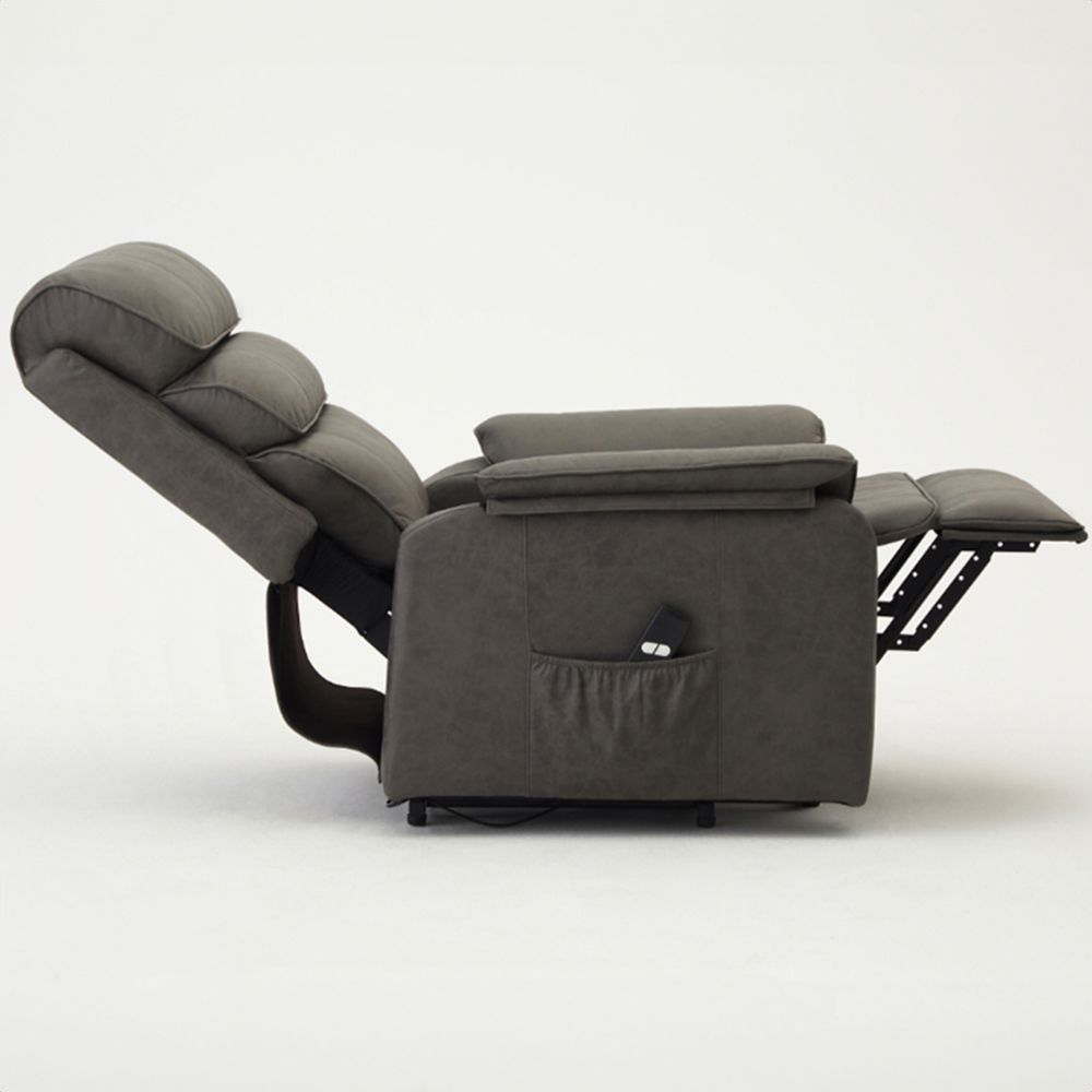 Home Detail Blair Dark Grey Electric Recliner Chair Image 4